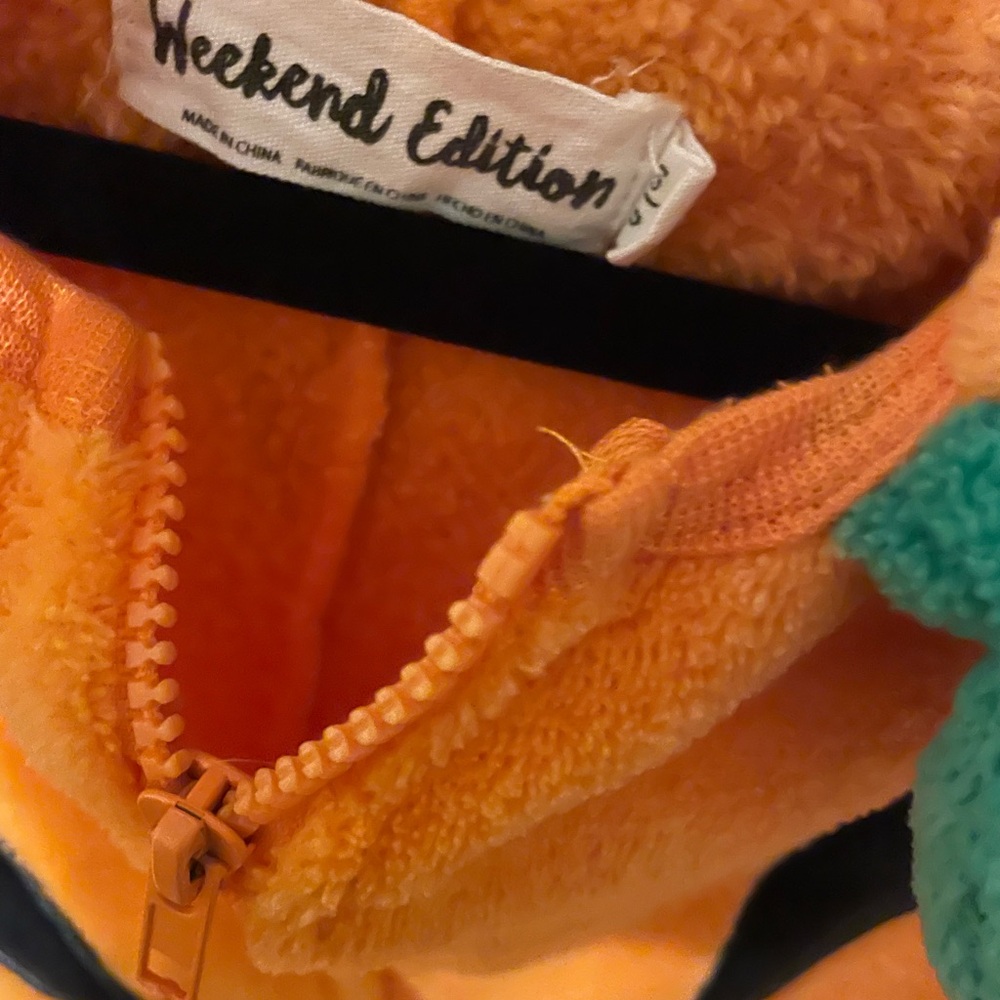 Onesie pumpkin for Halloween